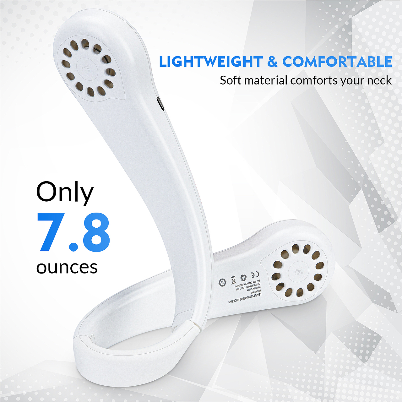 亚马逊主图A+设计案例分享—挂脖风扇