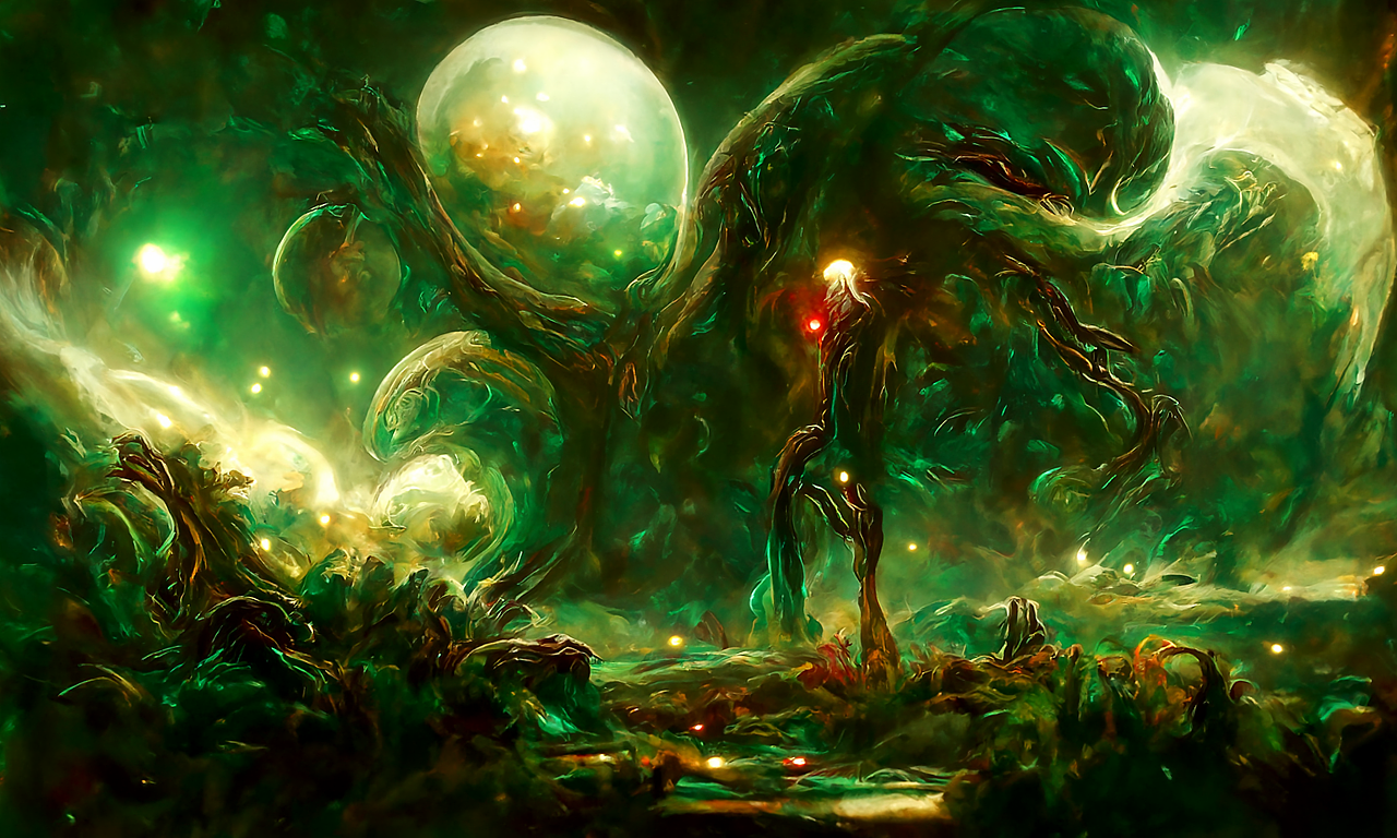 Disco Diffusion 2022 05 27 外星生物（圖ZMzAyNzE0MjM2） - 概念設定 - 站酷設計師祭微塵原創(chuàng)素材 - 站酷ZCOOL