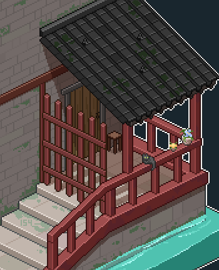 江南水乡,碧波荡漾,猫猫甩尾,司司喂鱼