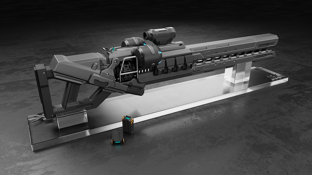 【blender】能量步枪（图ZMzQ3MDYyNjUy） - 产品 - 站酷设计师动画肝帝原创素材 - 站酷ZCOOL