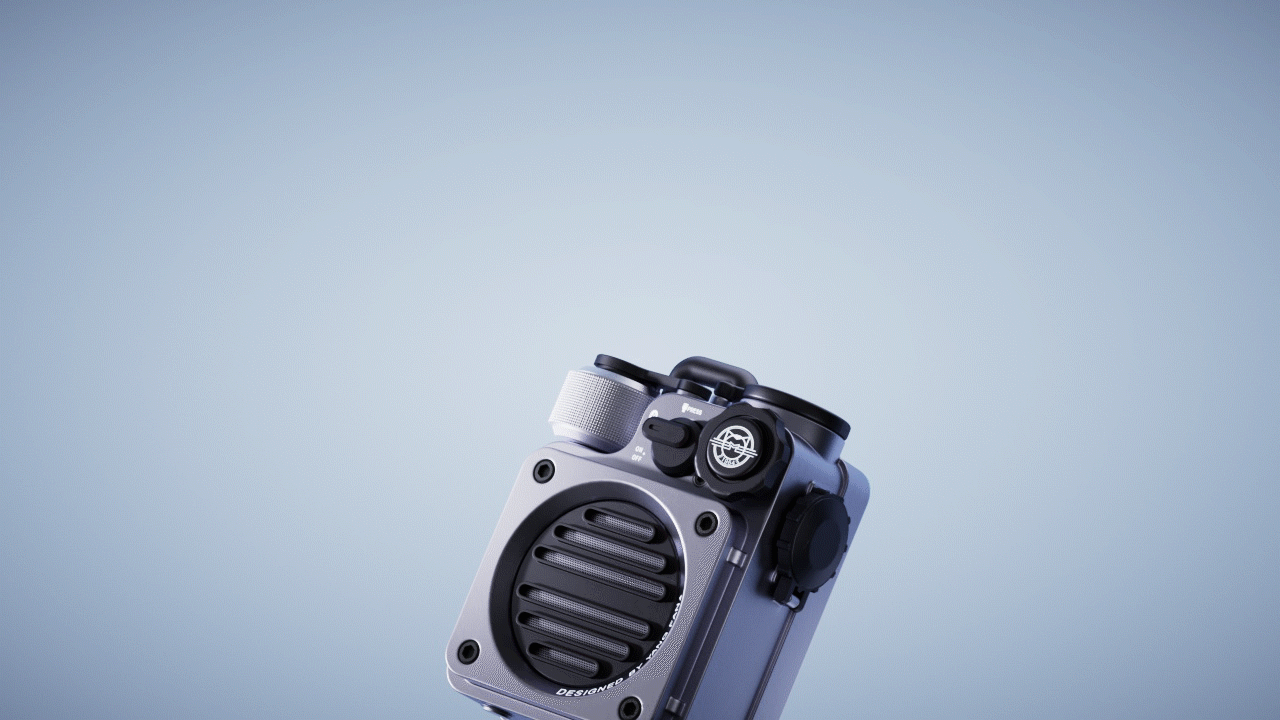 蓝牙音响动画模型练习