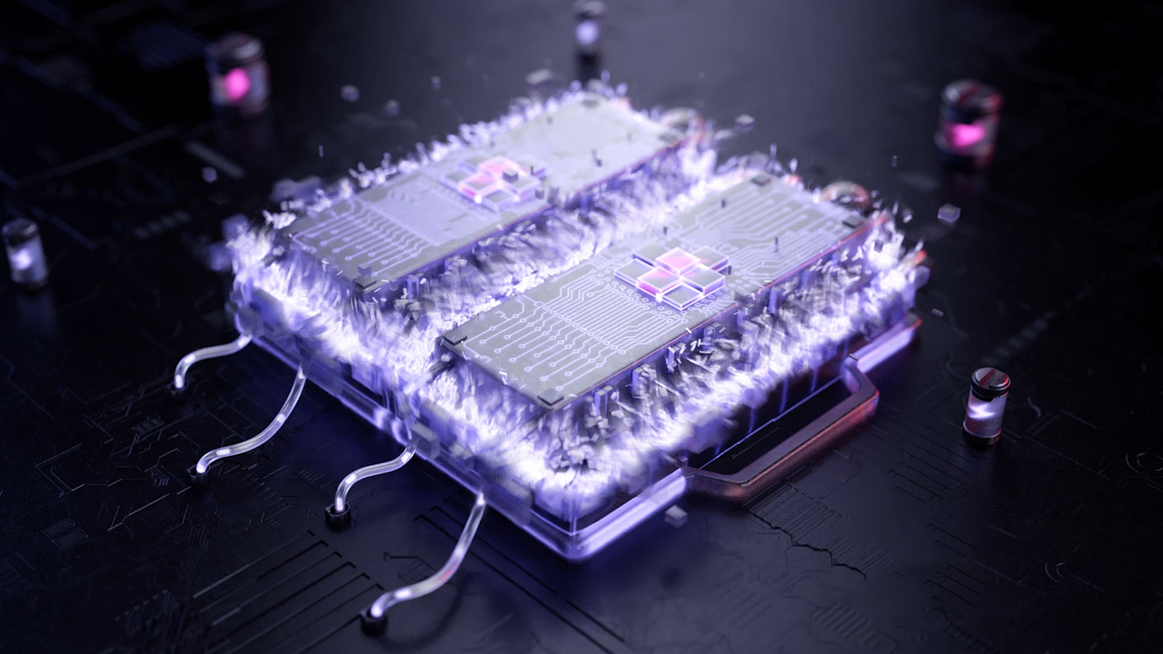 蓝牙耳机渲染动画