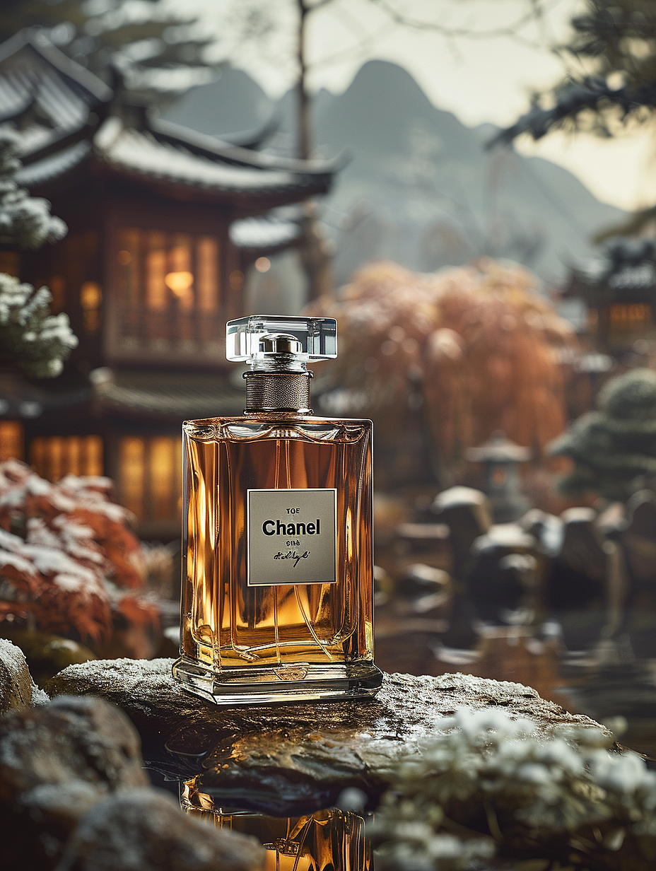 AIGC CHANEL国风静物摄影