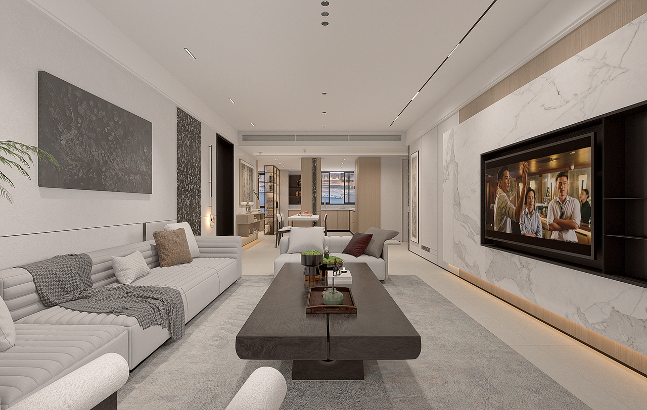 永玺府室内设计案例表现（图ZMzE1NTcxMDYw） - 家装设计 - 站酷设计师羽沫设计原创素材 - 站酷ZCOOL