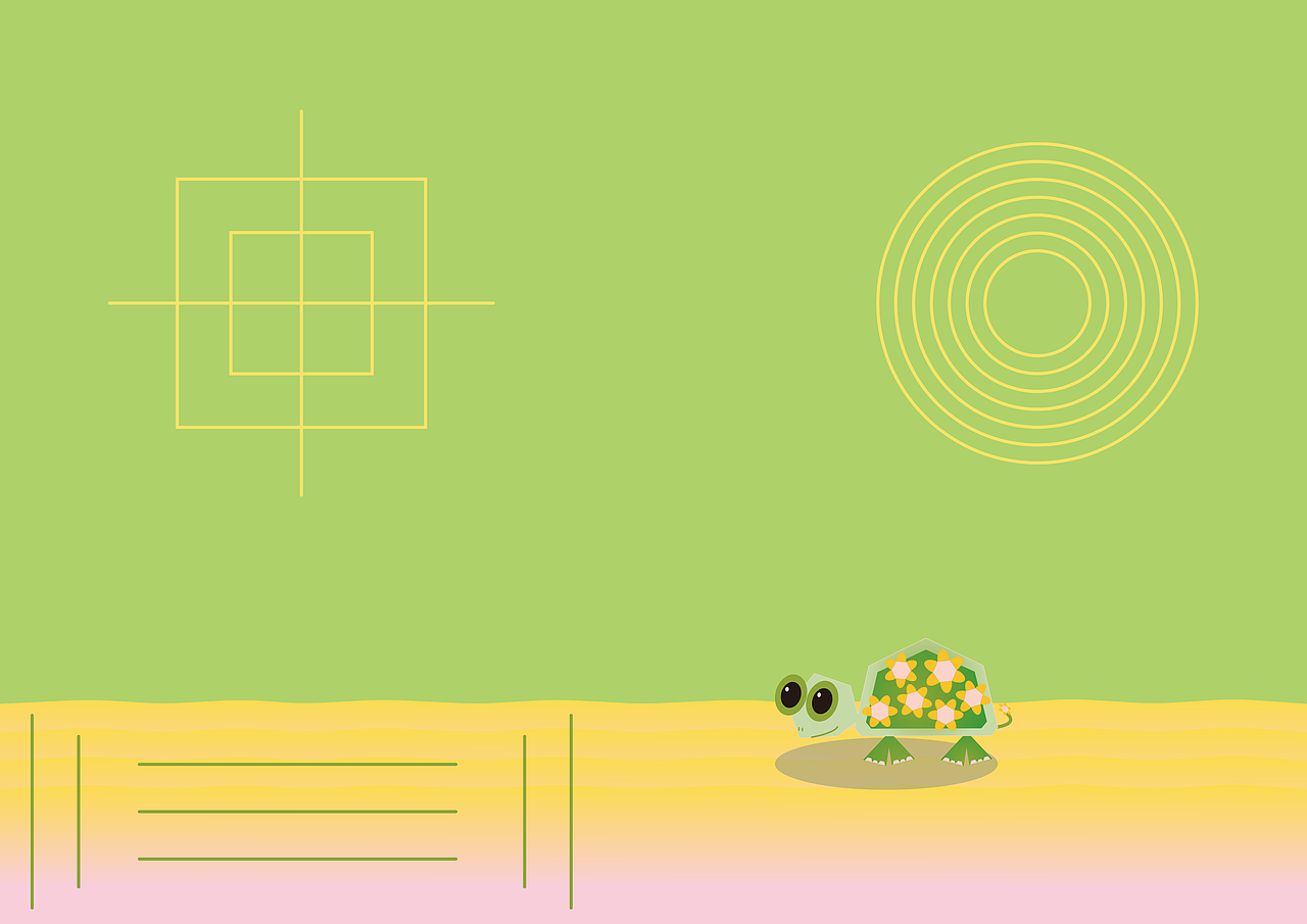 IP图案-小乌龟花花