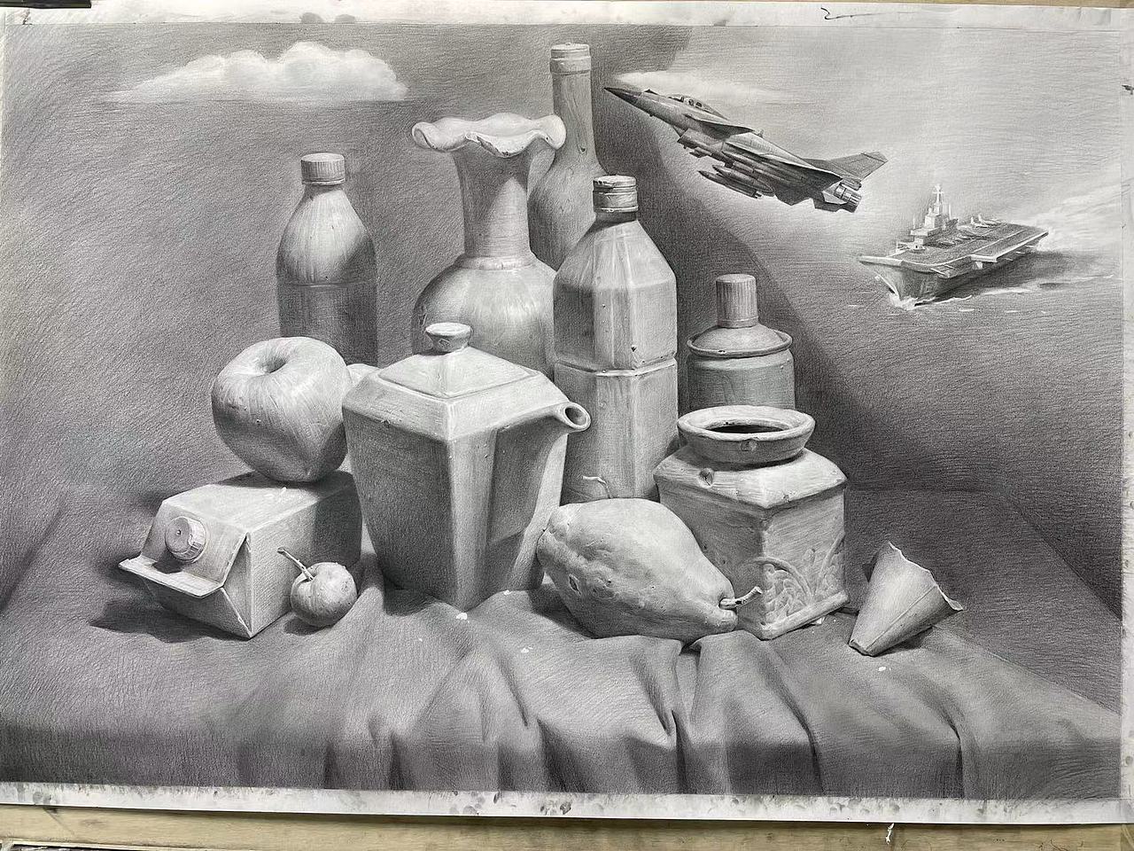 素描（圖ZMzA0MjAyMTEy） - 藝術(shù)插畫 - 站酷設(shè)計師深圳禾璽藝術(shù)原創(chuàng)素材 - 站酷ZCOOL