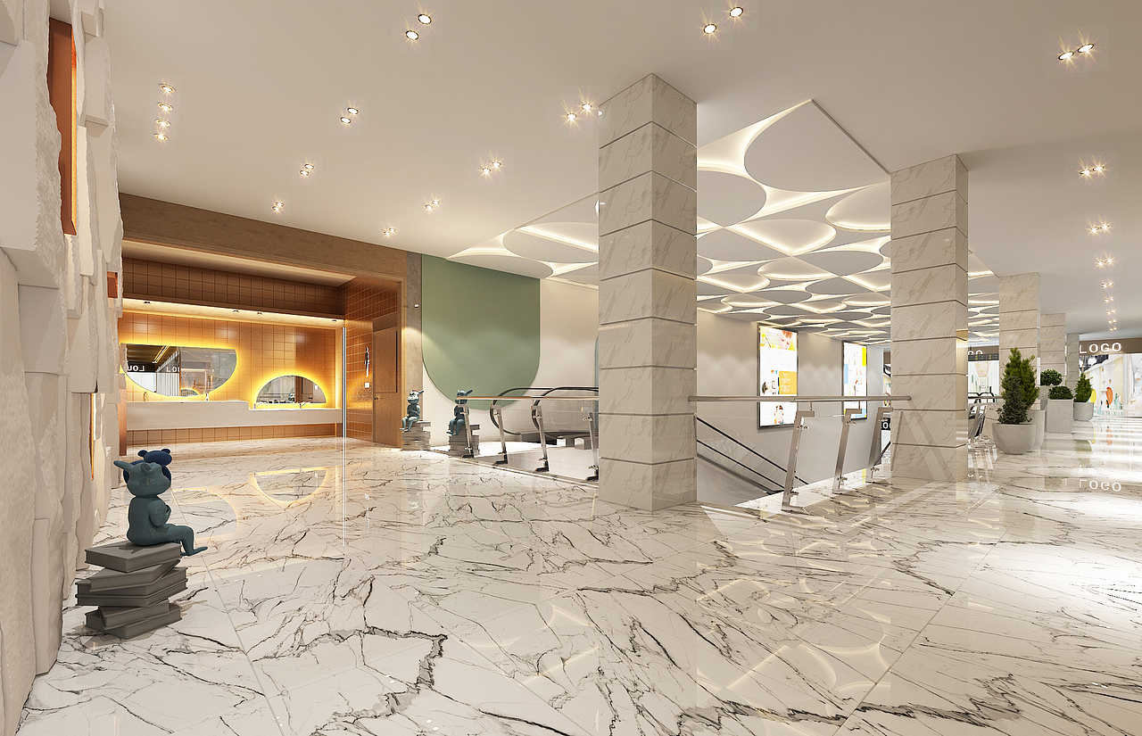银川商场装修设计效果图|银川装修公司