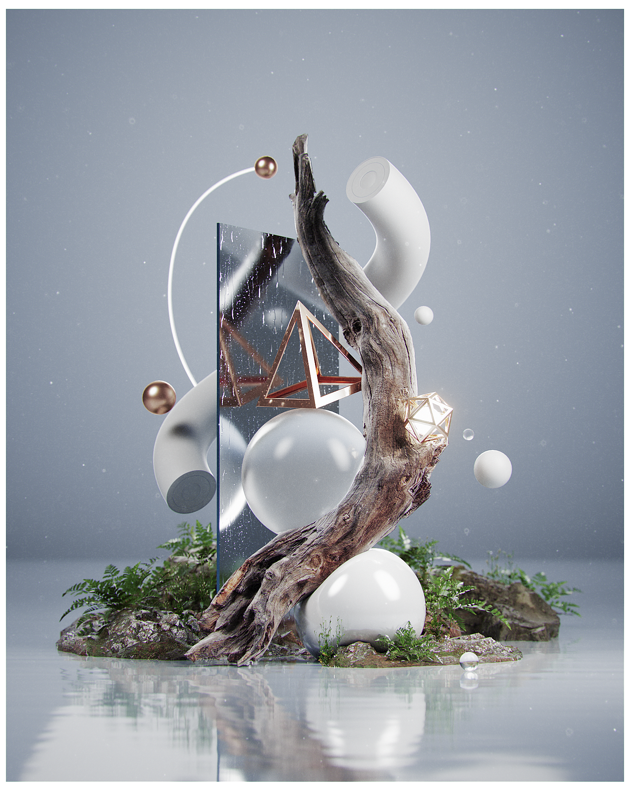 C4D Daily Exercises 2-植物场景（图ZMzEzOTU1MzQw） - 场景 - 站酷设计师瓦扎黑原创素材 - 站酷ZCOOL