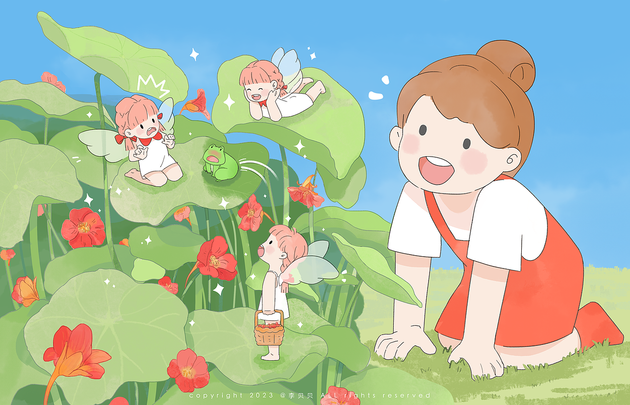 治愈系插画|不期而遇