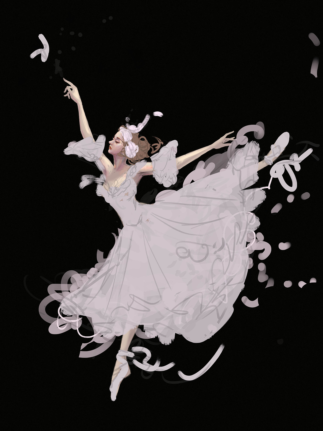 Spark ballet dream 小过程（图ZMzAyNjI3MzI0） - 创作习作 - 站酷设计师小白酱milkyu原创素材 - 站酷ZCOOL