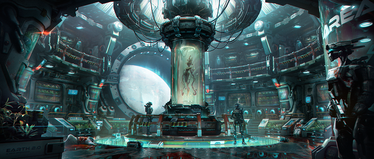 科幻植物培养室（图ZMzEzNTE4MTIw） - 概念设定 - 站酷设计师李子牧Grenth原创素材 - 站酷ZCOOL
