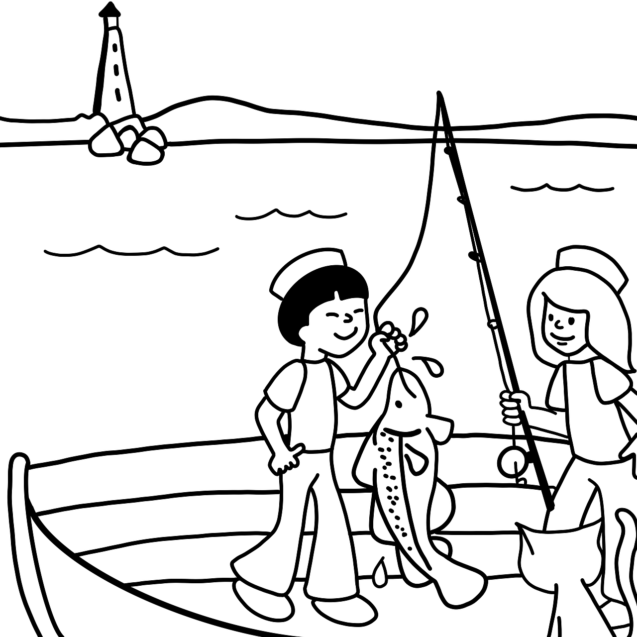 线描-Lil and Don（图ZMzAxNDkzMTM2） - 儿童插画 - 站酷设计师碗跑跑原创素材 - 站酷ZCOOL