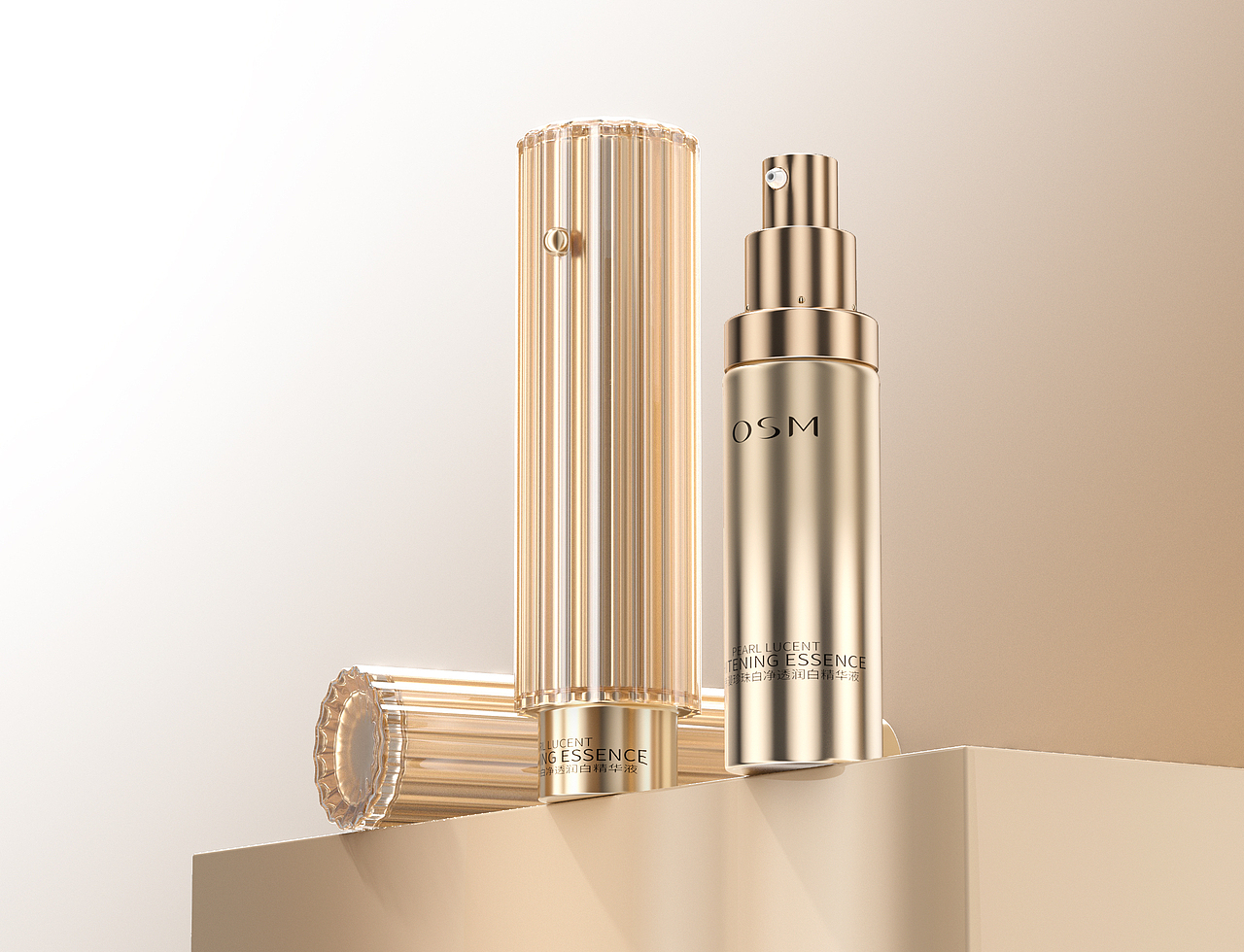 上半年自学美妆产品渲染作品集