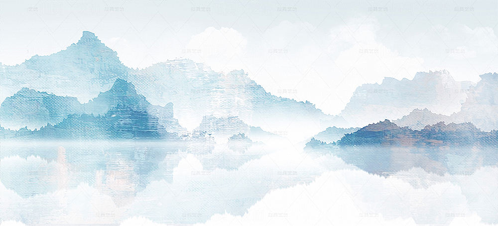 中国风意境水墨山水画（图ZMzUxNzQ3MDE2） - 商业插画 - 站酷设计师心灵艺坊原创素材 - 站酷ZCOOL