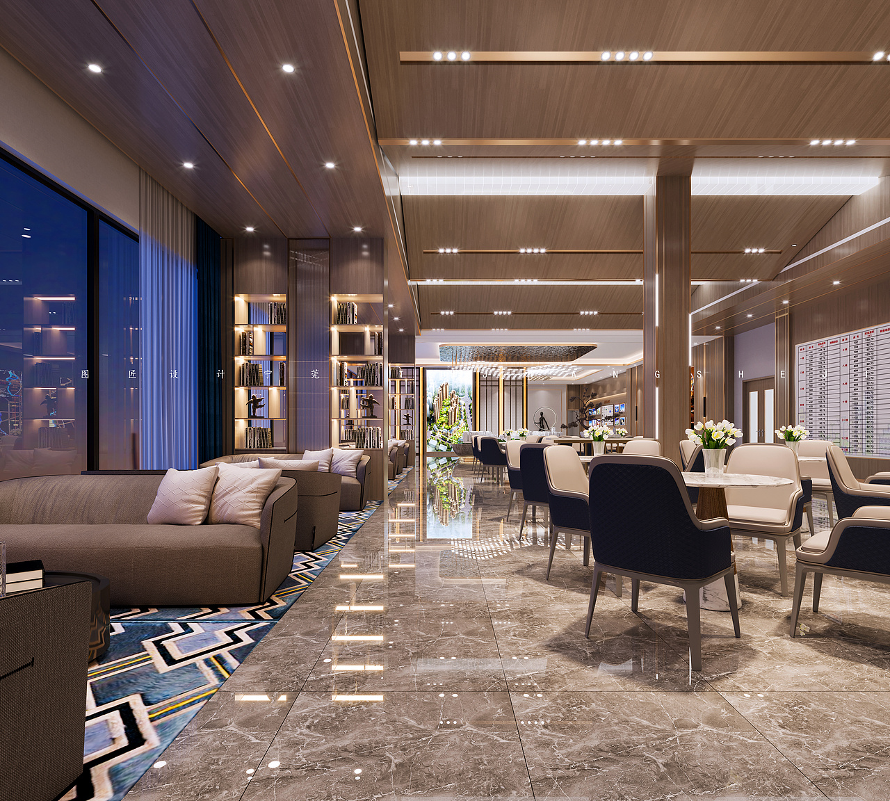 高端售楼部，顶级的售楼中心， 一定要有这样非凡气质（图ZMzQ0NjE5MTcy） - 商业空间设计 - 站酷设计师宁莞设计原创素材 - 站酷ZCOOL