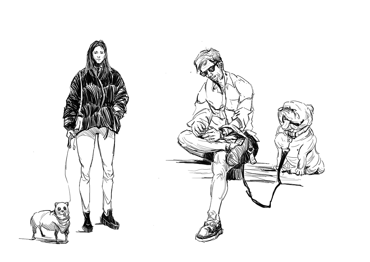 人物速写练习2023.1下