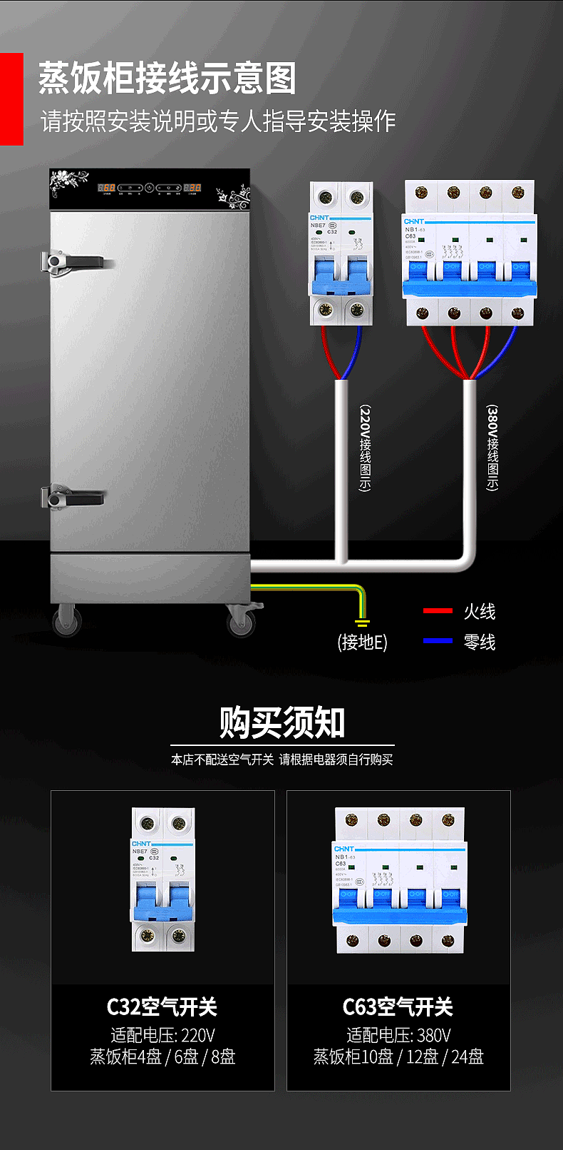 蒸饭柜详情设计