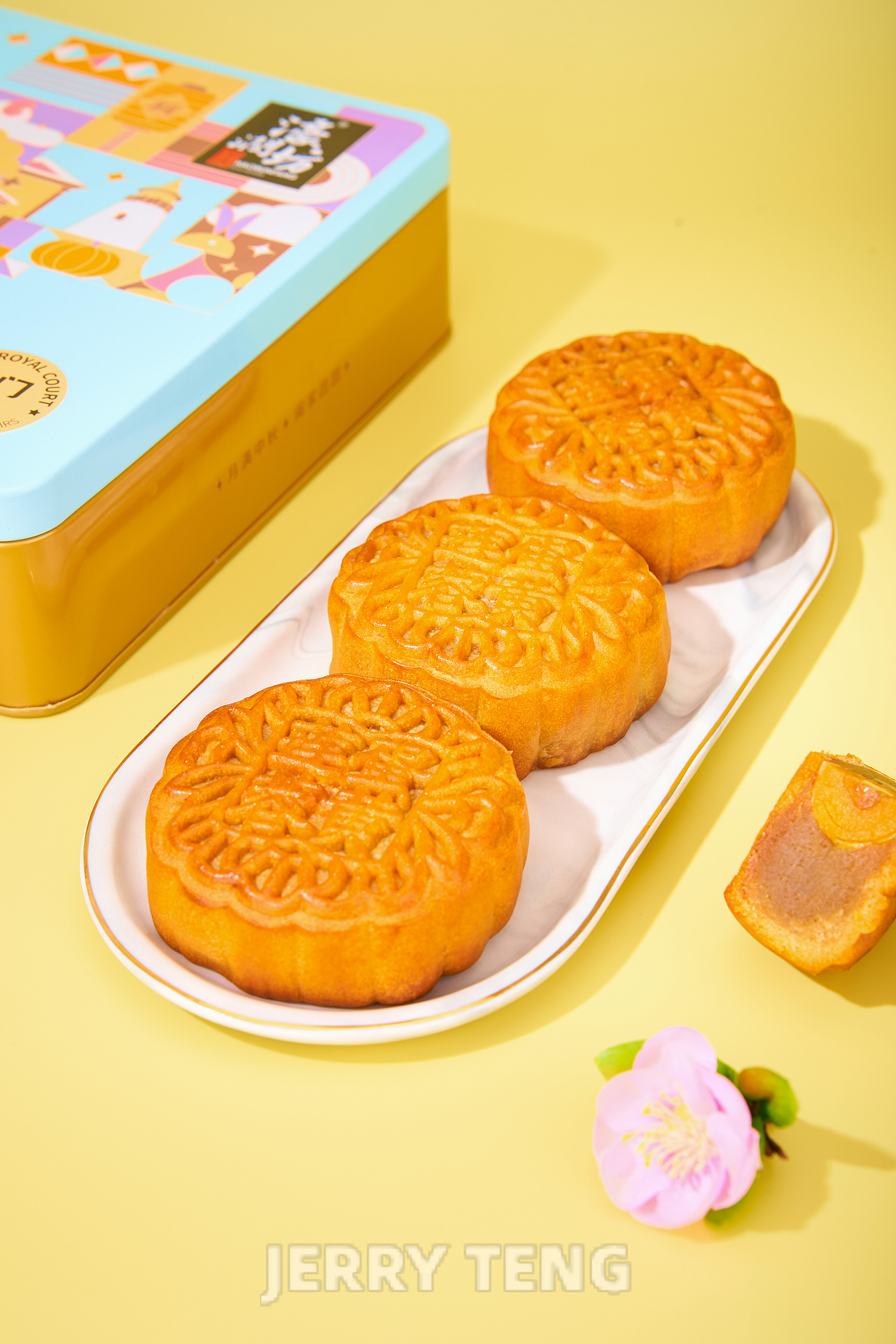 濠润坊2023中秋月饼|单黄莲蓉|双黄莲蓉