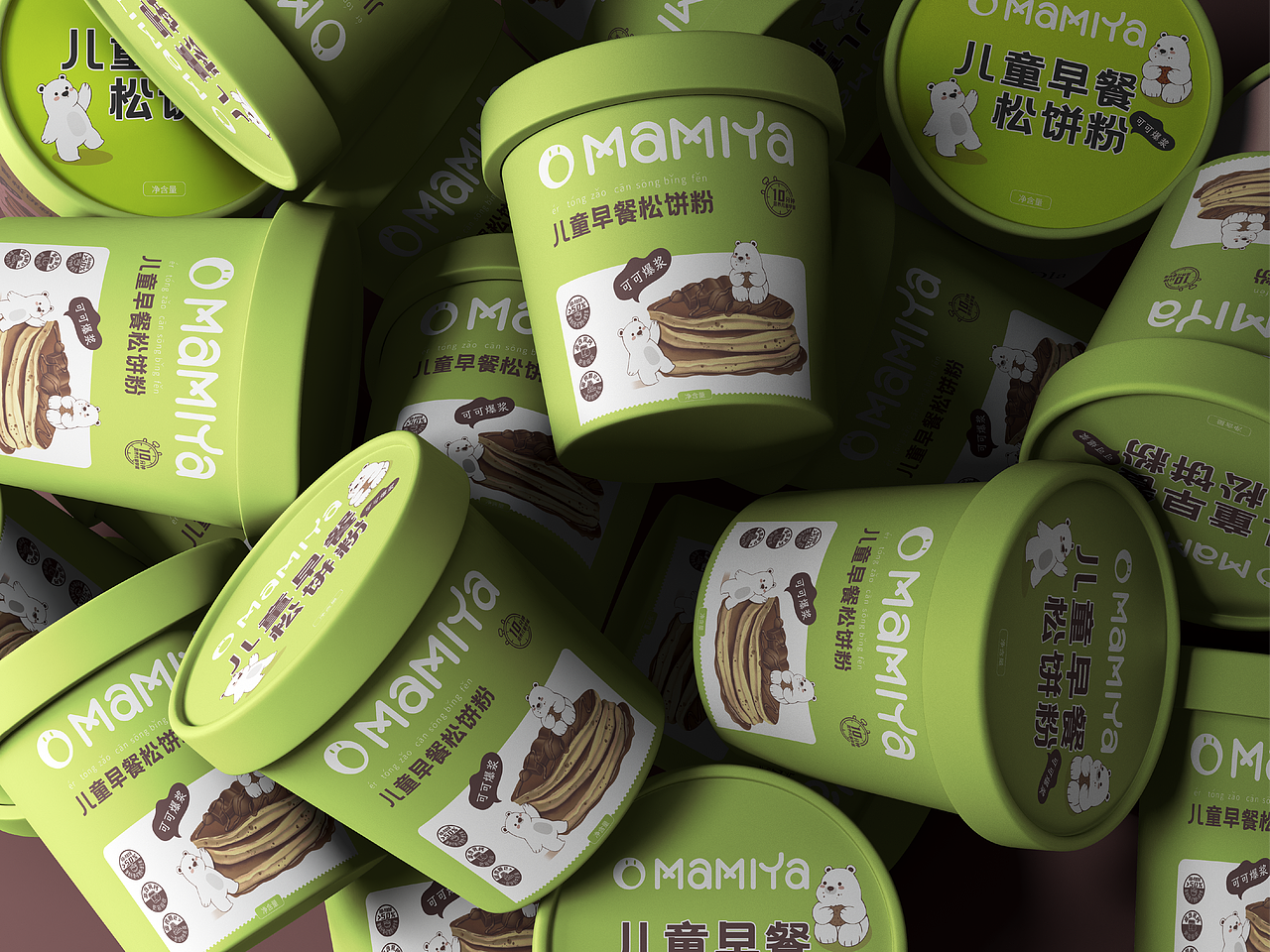 松饼粉包装设计