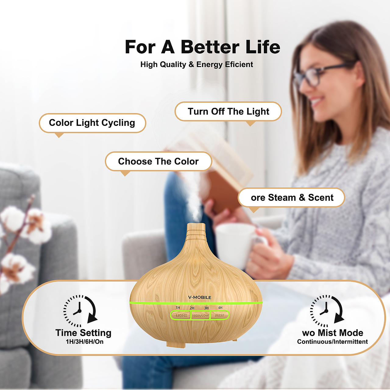 加湿器香薰器亚马逊主附图