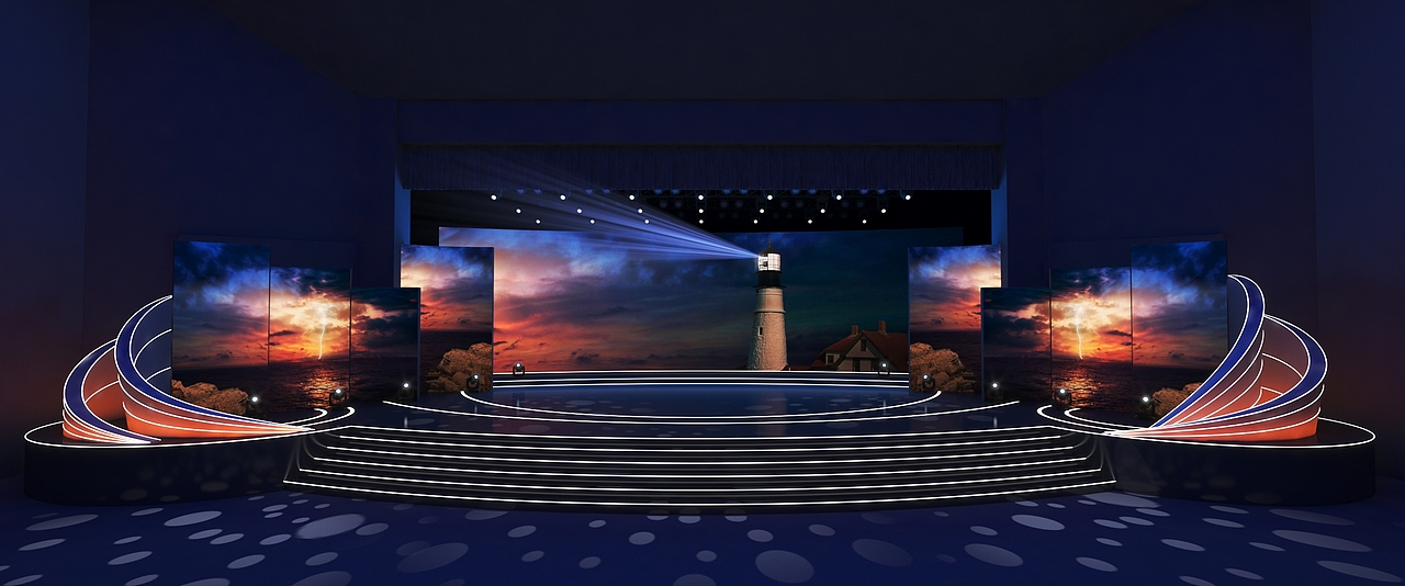 预算逐渐变少的舞美过程