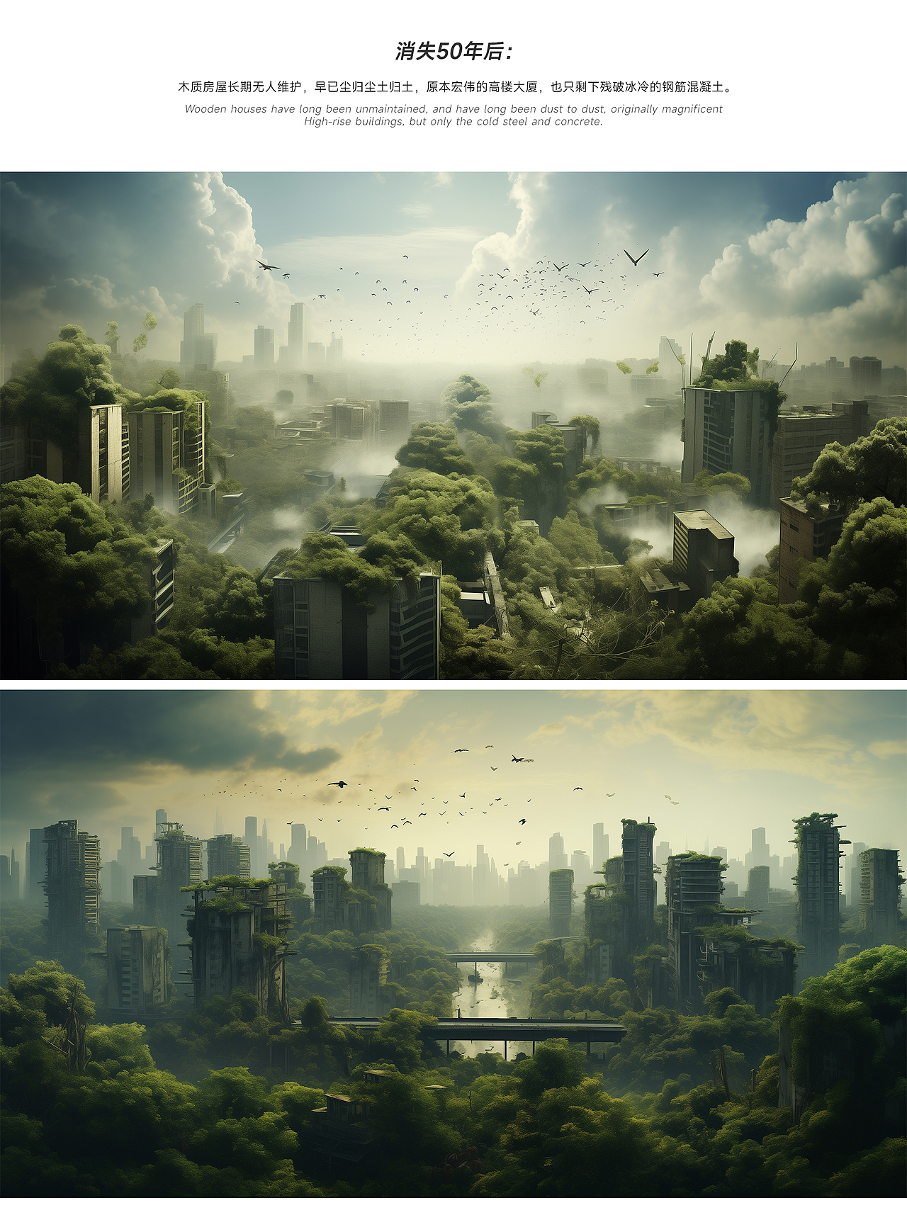 用AI来描绘人类消失之后的故事