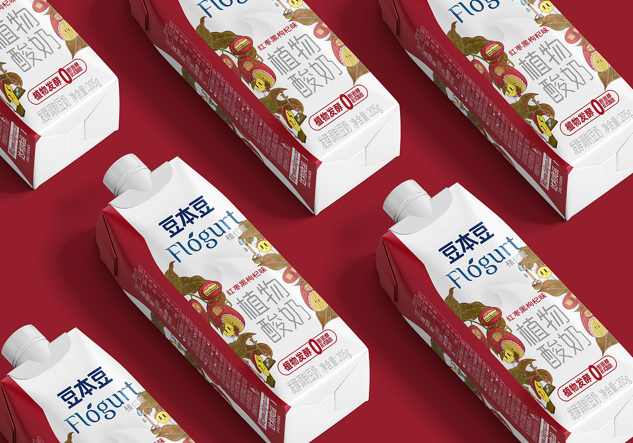 包装设计练习│豆本豆-天然好滋味