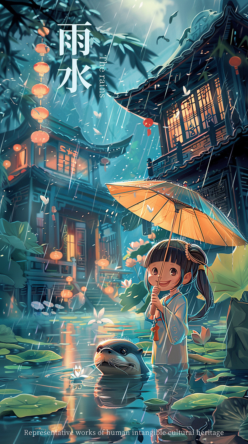 二十四节气AI插画，之前接的单子（图ZMzY3MTY3Mjcy） - AI作品 - 站酷设计师I虫子I原创素材 - 站酷ZCOOL