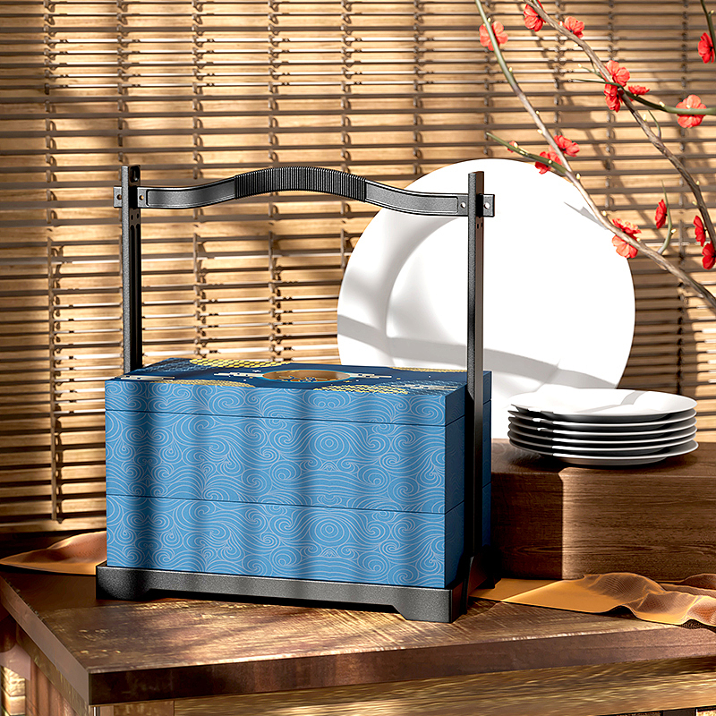 手提式月饼礼盒中秋佳节包装