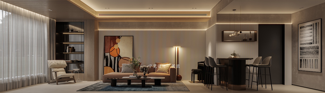 现代别墅,化繁为简,书写诗意生活