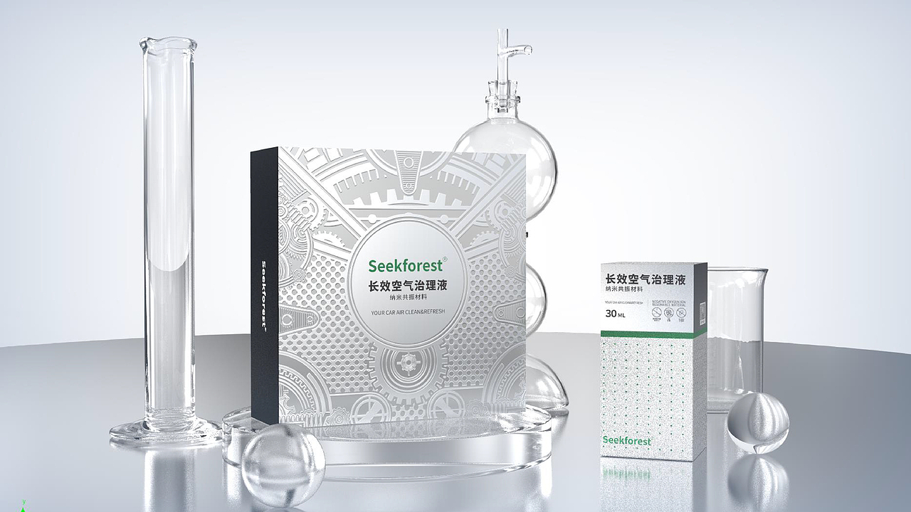 车载空气治理液 | 中科氢氧 Package设计（图ZMzQ2NTUwMjU2） - 品牌 - 站酷设计师老焦还是艺术家原创素材 - 站酷ZCOOL