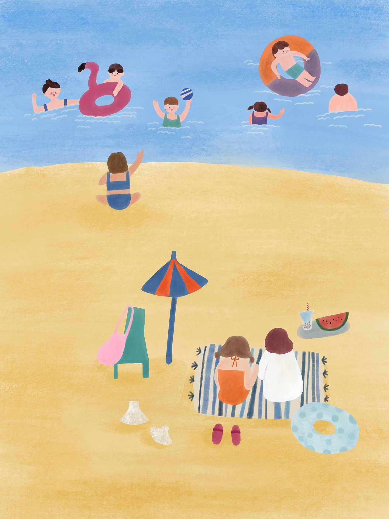 一些临摹可爱清新插画（图ZMzQyNjkzMjQ0） - 创作习作 - 站酷设计师咩咩李羊羊原创素材 - 站酷ZCOOL