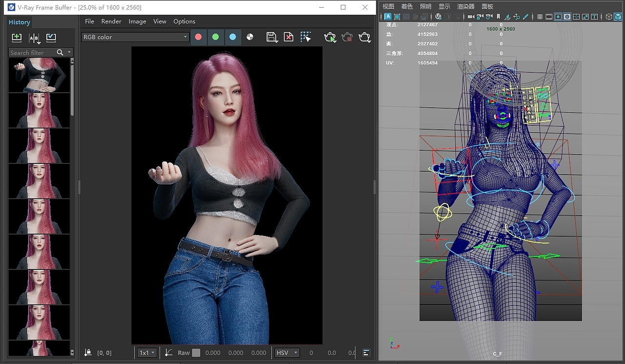 牛仔裤姐姐（图ZMzY0NDA4MDg4） - 人物/生物 - 站酷设计师狙煌绯pig原创素材 - 站酷ZCOOL