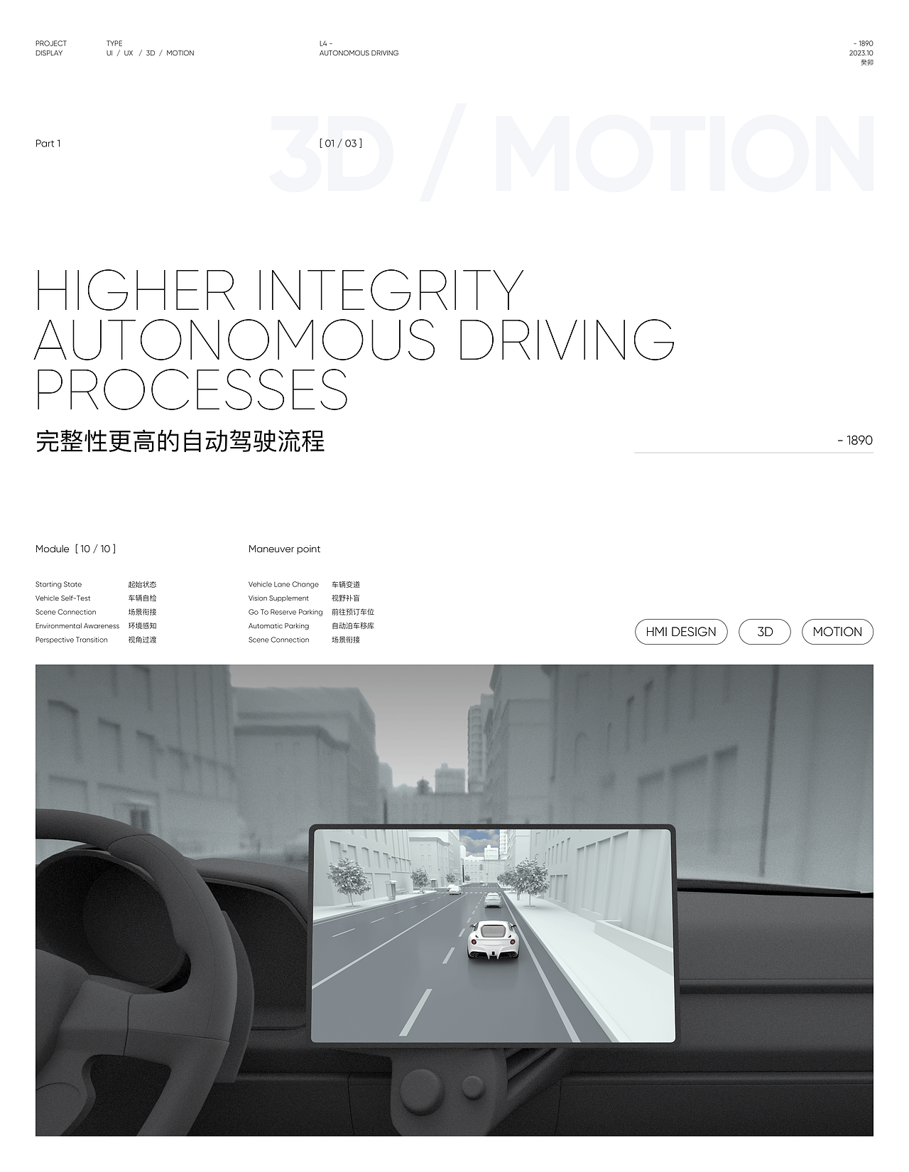 L4自动驾驶HMI视觉探索