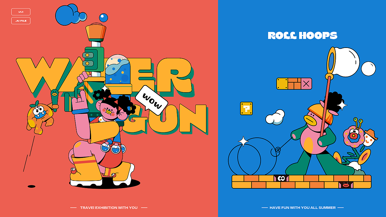 童年潮玩展品牌设计×一只布偶狗 | 怀旧童年,潮玩一夏