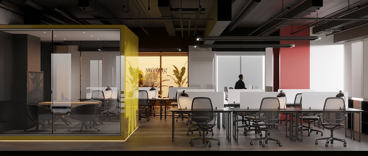 绿地云都会办公室设计