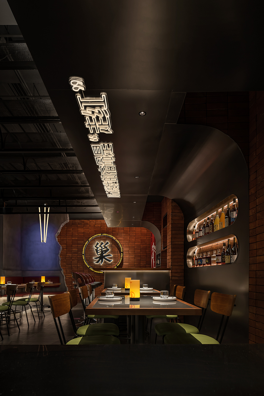 深圳餐厅设计,龙巢餐酒馆:日餐夜酒,生活变奏