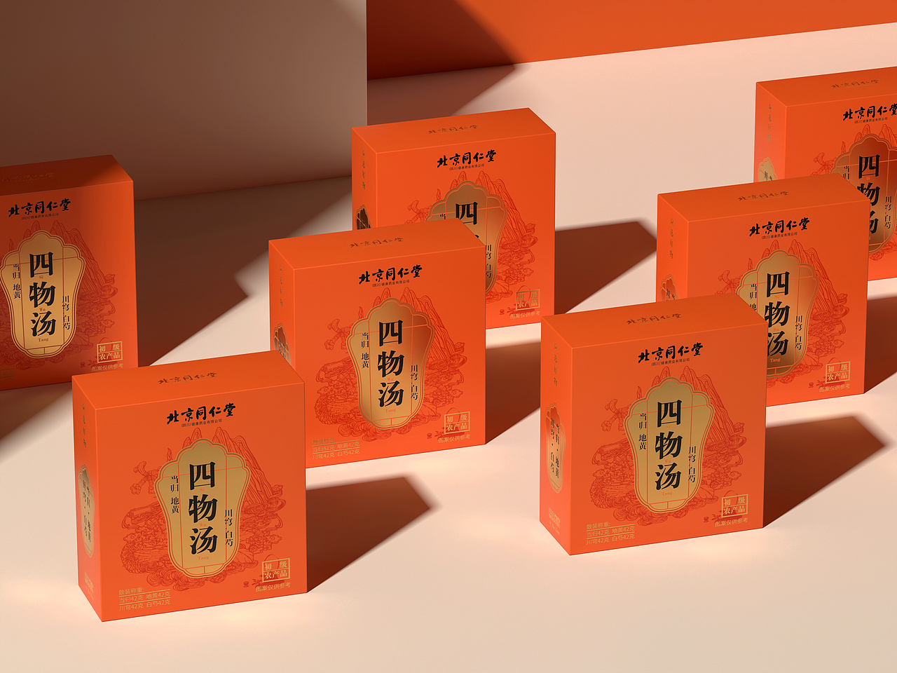 传统滋养包装·四物汤