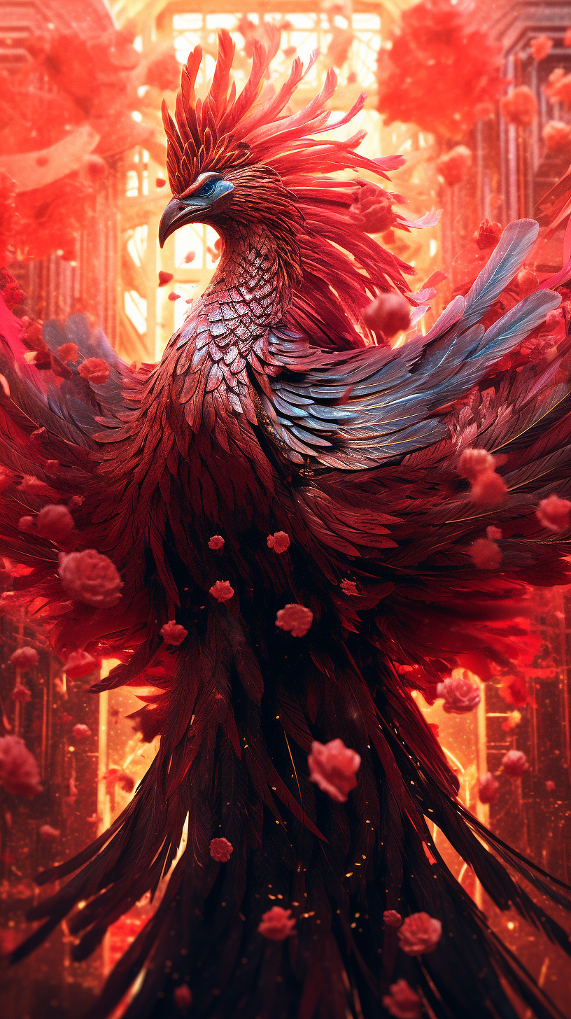 中国古代神兽系列-凤凰（图ZMzQ0ODM1MzUy） - 创作习作 - 站酷设计师艺舟1014原创素材 - 站酷ZCOOL