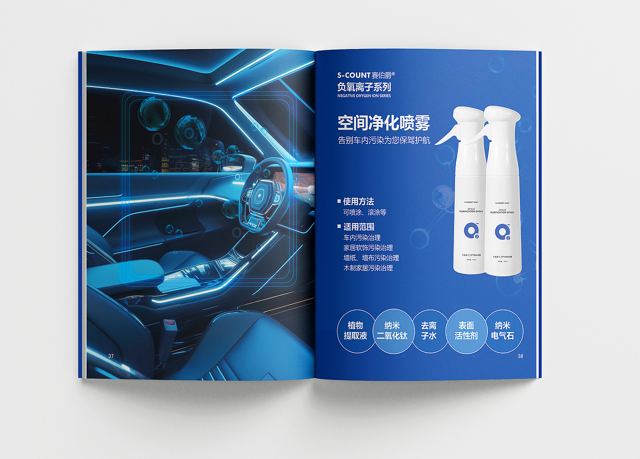 科技产品宣传画册-负氧离子产品