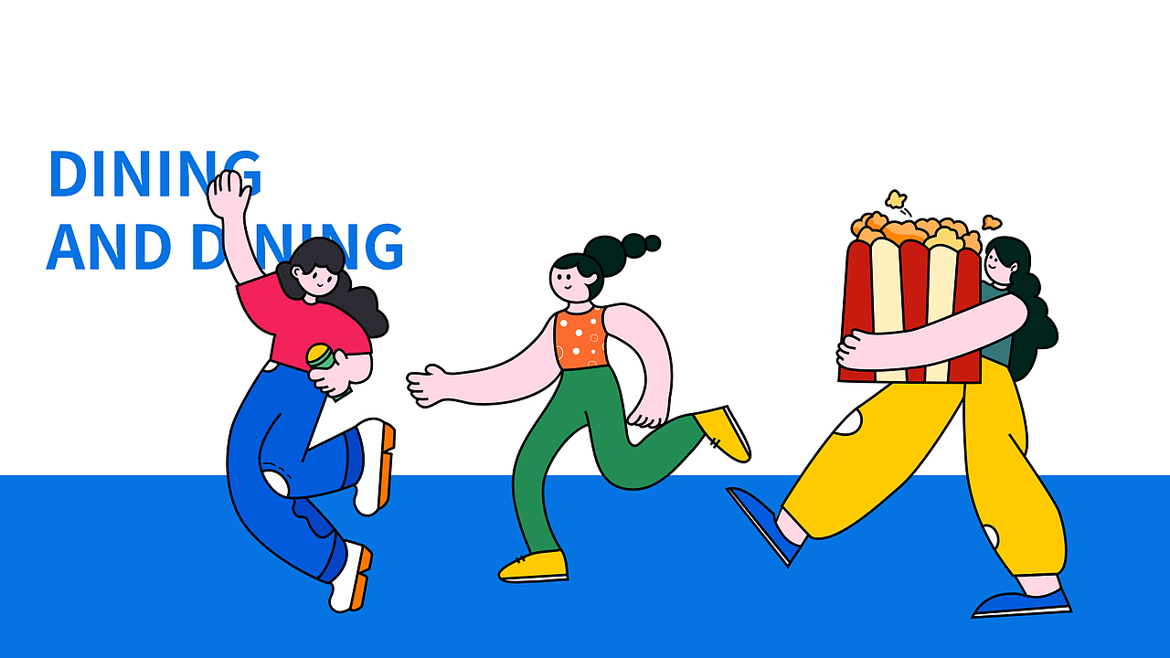 即时设计网页插画大赛-扁平人物风格（图ZMzA1OTQ3MzU2） - 商业插画 - 站酷设计师艺菡芽原创素材 - 站酷ZCOOL