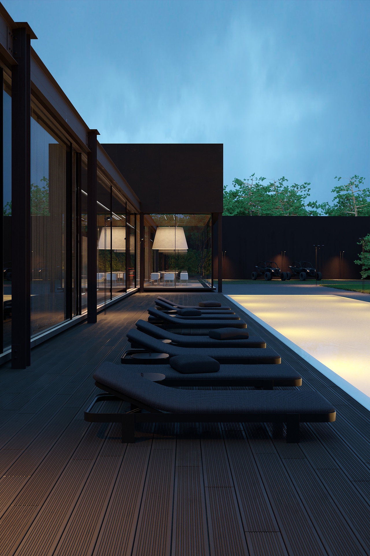 極簡別墅的整體方案