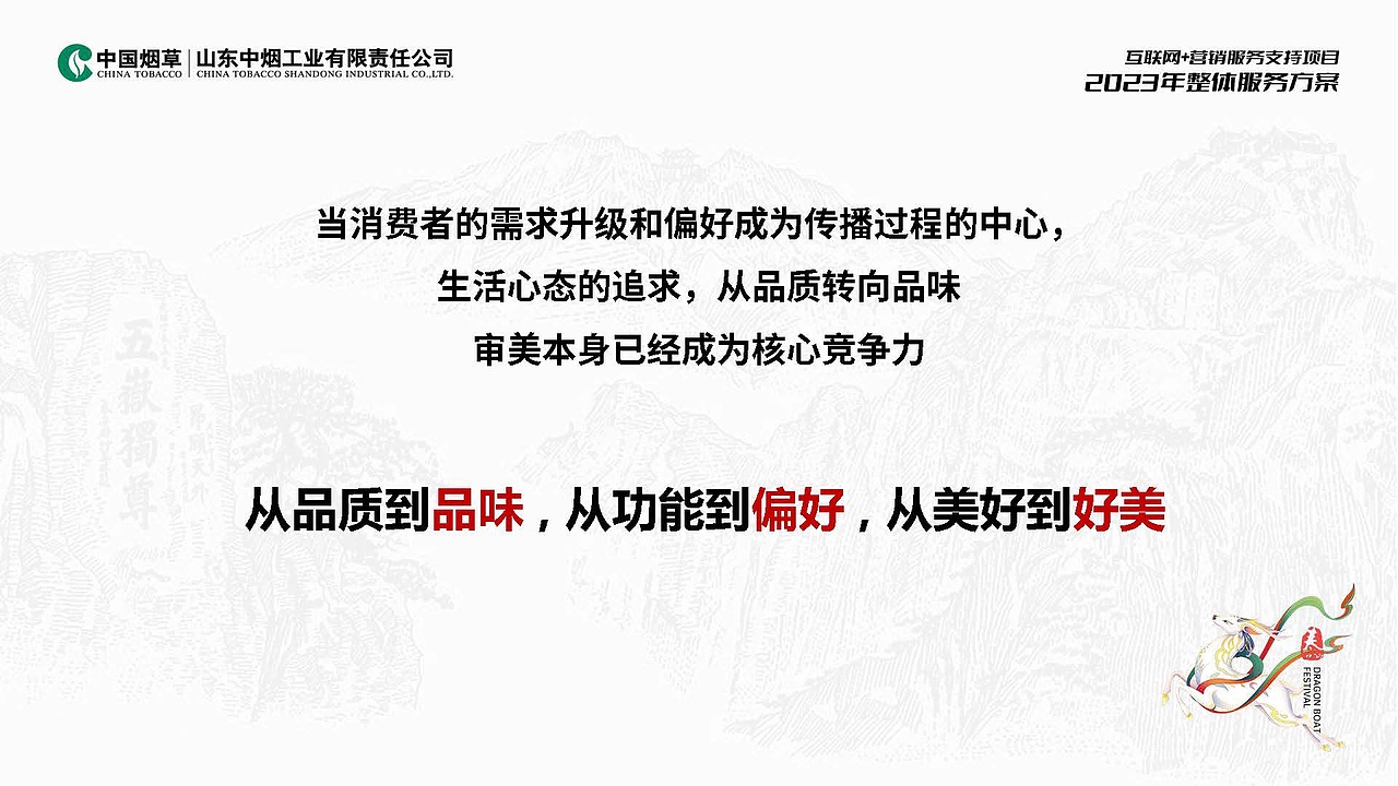 2023山东中烟2023年整体服务招标入围方案（图ZMzcwMTQ2MjY0） - 品牌 - 站酷设计师胡椒粉1986原创素材 - 站酷ZCOOL
