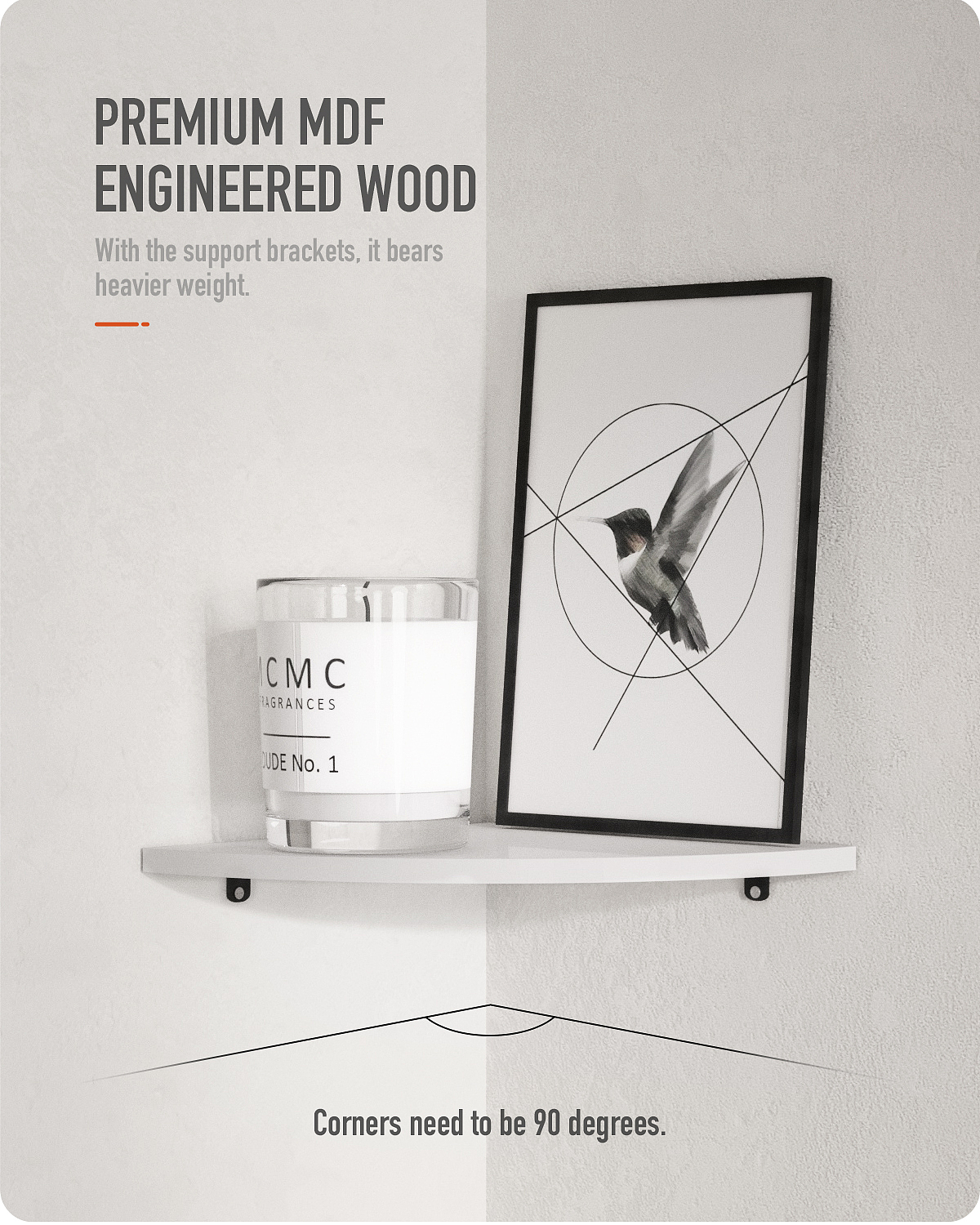 亚马逊家居转角隔板