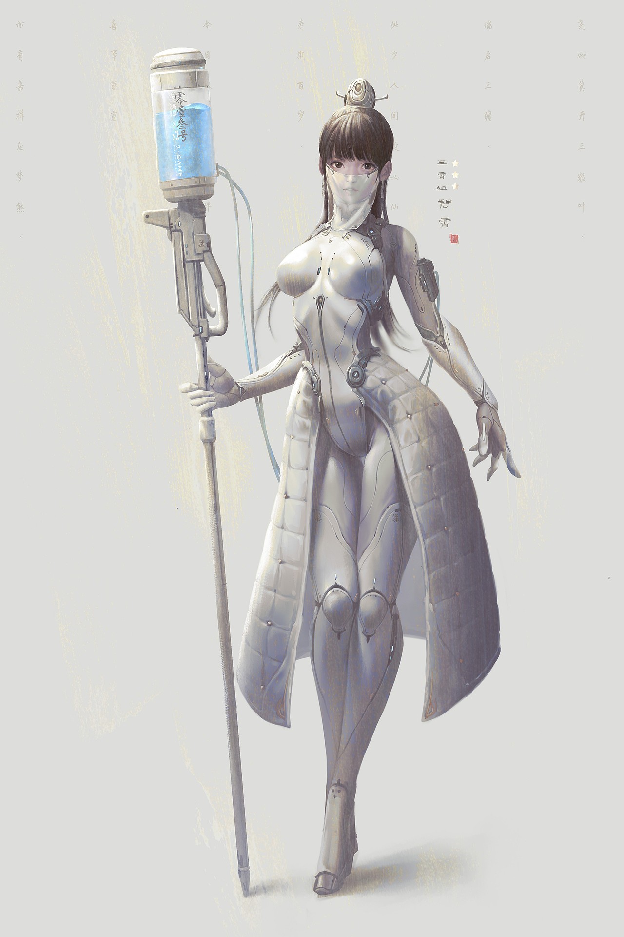 赛博三霄组（图ZMzM4OTA3NDQ4） - 概念设定 - 站酷设计师格子的乱七八糟原创素材 - 站酷ZCOOL