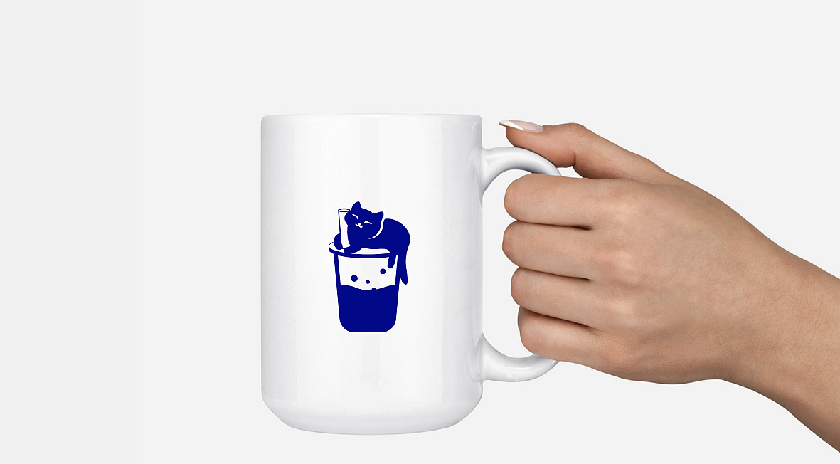 懒猫记奶茶VI设计|包装设计|门店设计|服装设计|美御