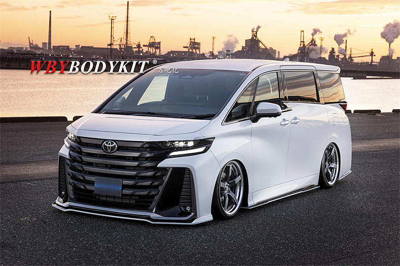 丰田威尔法改装KUHL包围前后唇侧裙尾翼40机盖中网