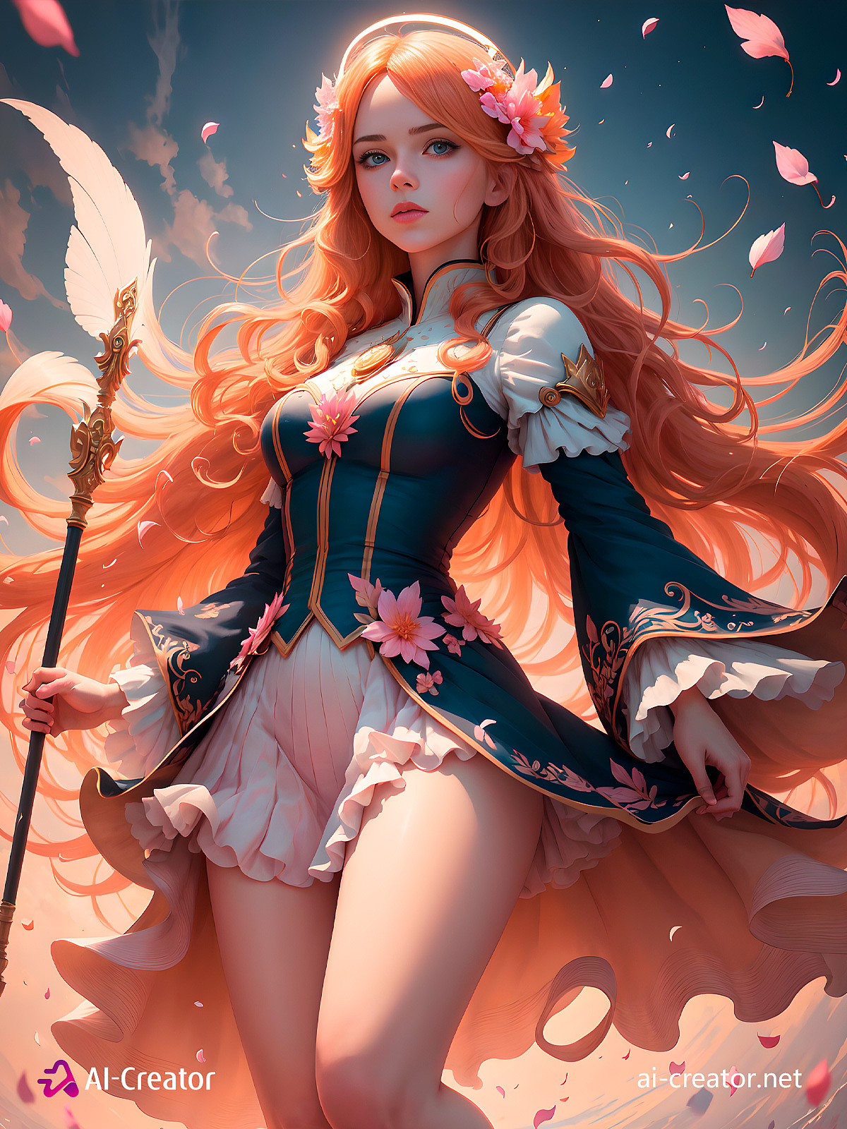 【AI绘画作品-108】战斗天使