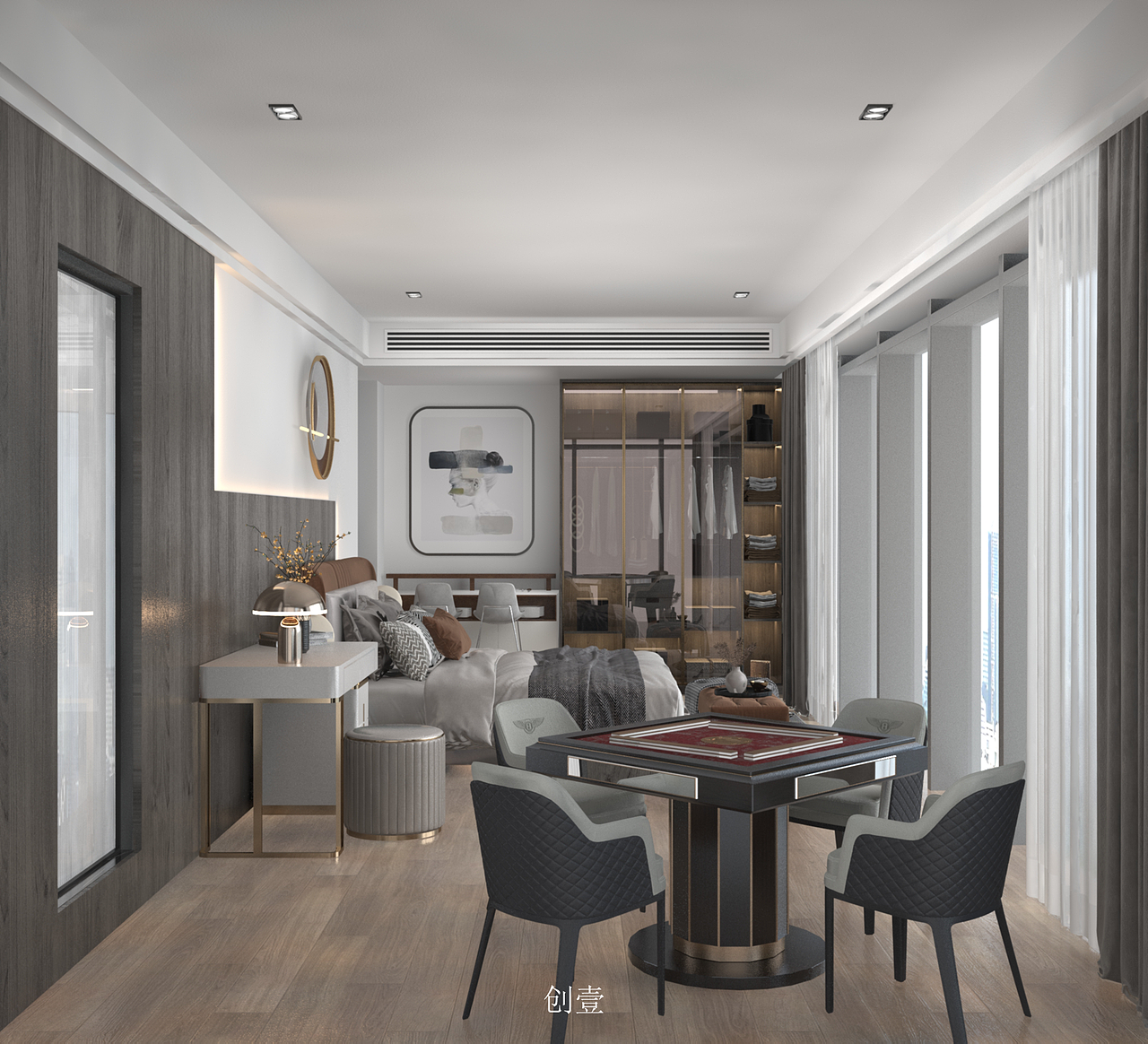 商业会所效果案例（图ZMzE1NTE5MTYw） - 商业空间设计 - 站酷设计师创壹原创素材 - 站酷ZCOOL