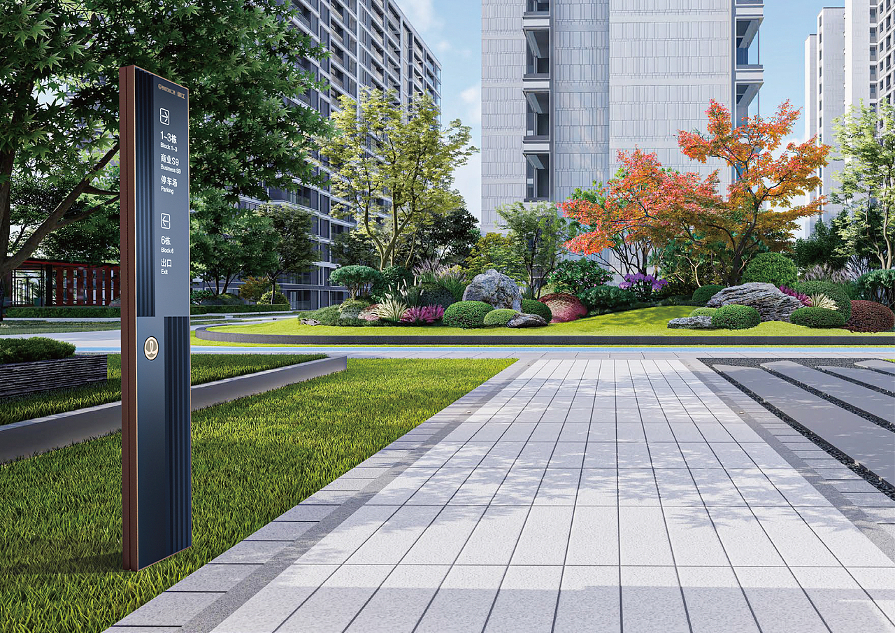 （武汉·新洲）万达·御江标识导视系统设计（图ZMzA3NDU2NTAw） - 其他三维 - 站酷设计师SEALONDESIGN原创素材 - 站酷ZCOOL